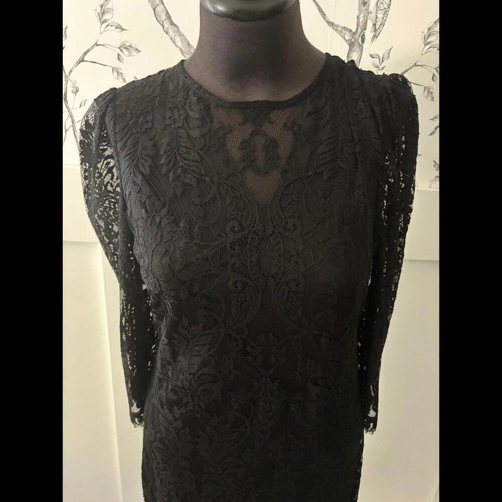 Black lace dress by Express